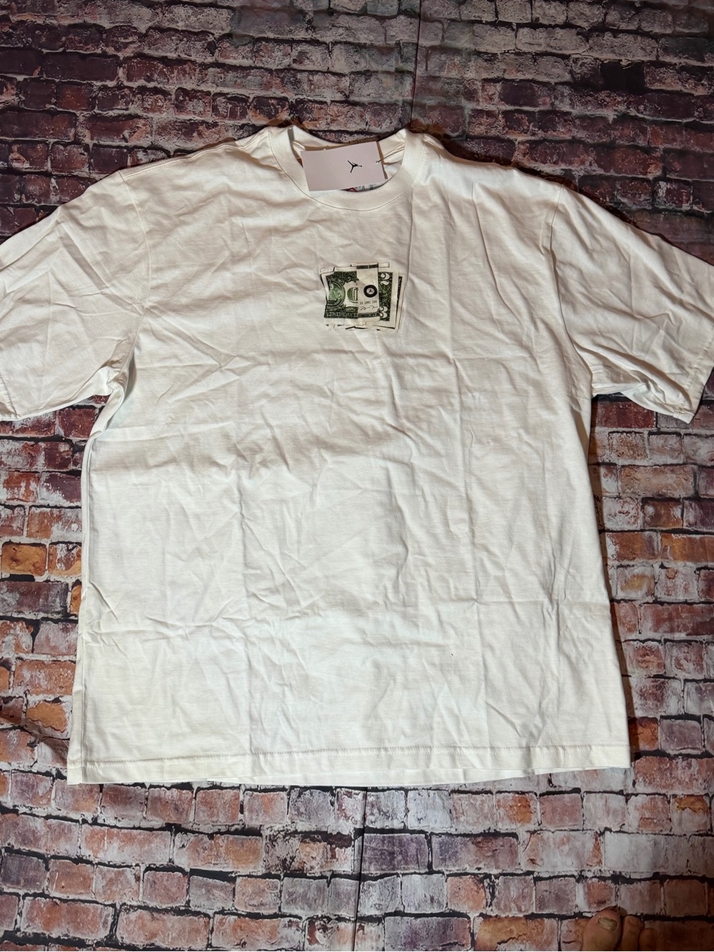Jordan Men’s T-Shirt with Dollar Bill Graphic
